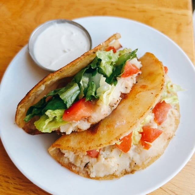 Potato Tacos - 2 tacos.