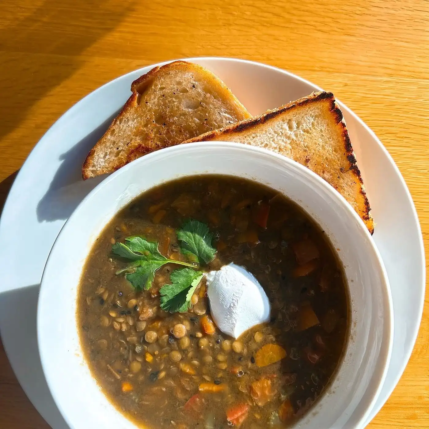 Spiced Lentil Soup.