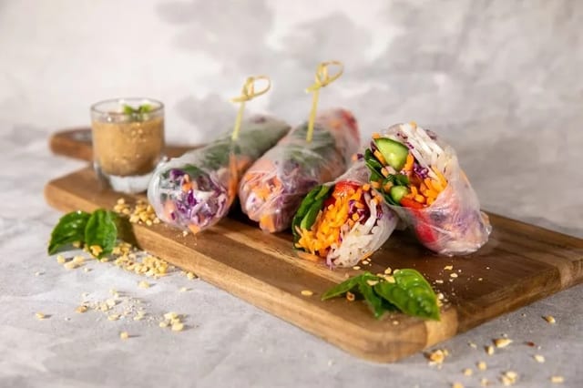 Vietnamese Spring Rolls.