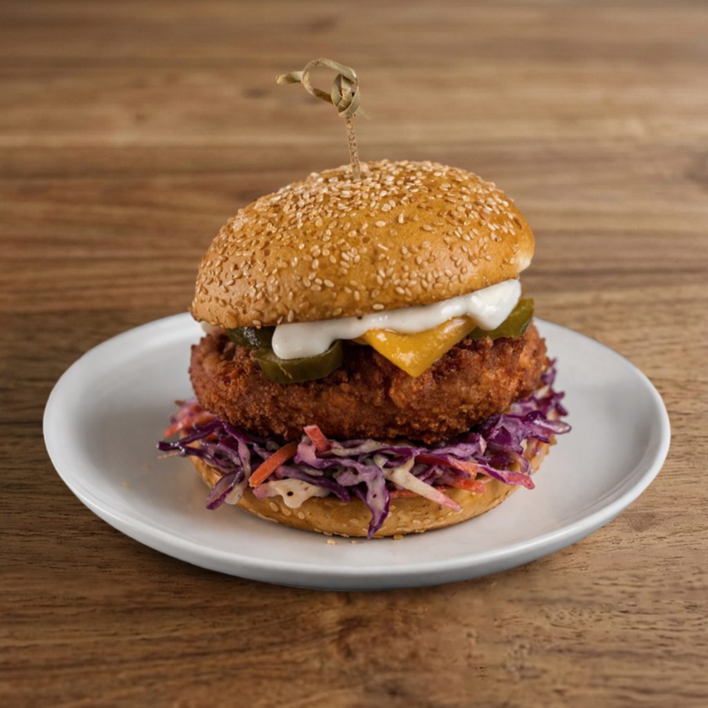 Spicy Ranch Chik'n Burger.