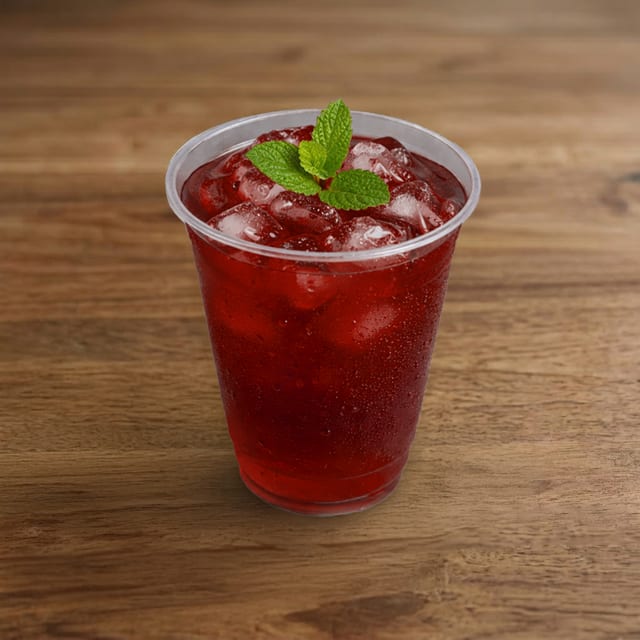 Hibiscus Iced Tea.