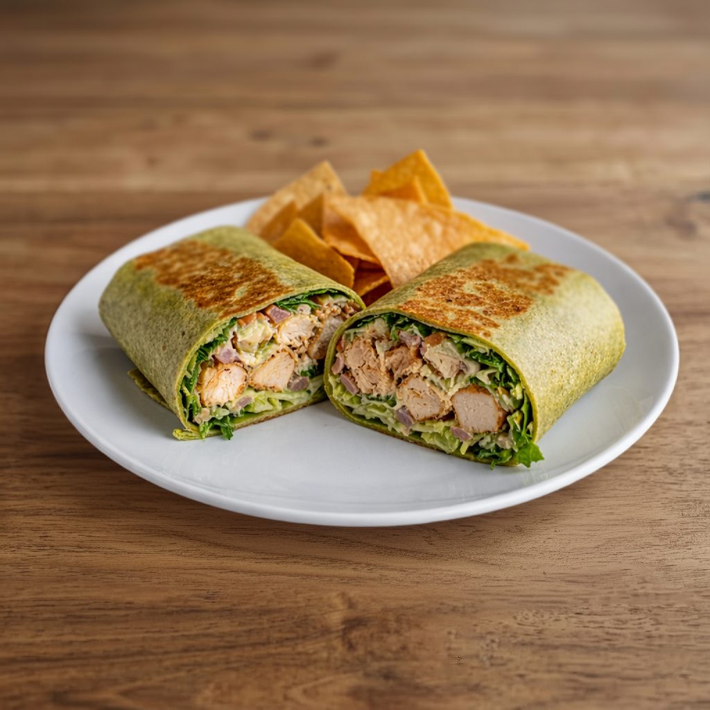 Chik'n Caesar Wrap.