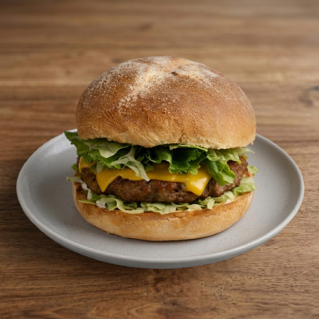 Ahimsa Burger.