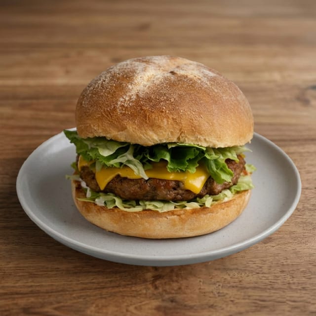 Ahimsa Burger.